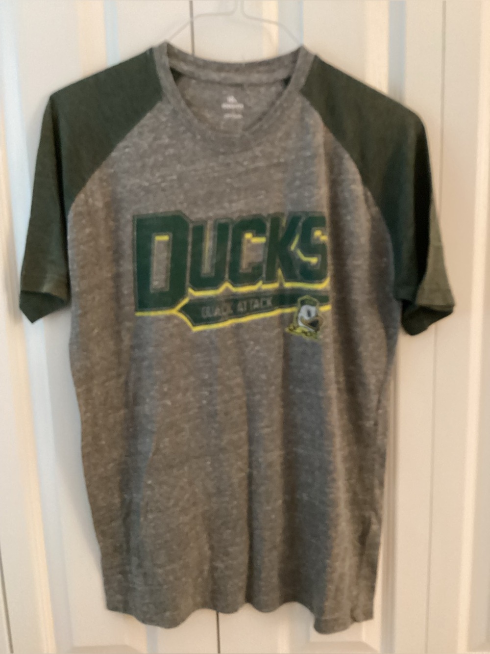 Knight Apparel, Oregon Duck S/S Raglan T-shirt Size Large - IEC